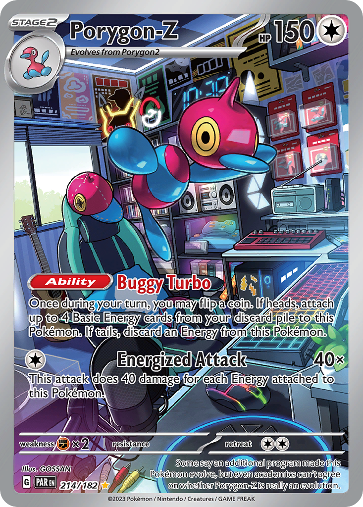 Porygon-Z 214/182 Illustration Rare Paradox Rift NM/M