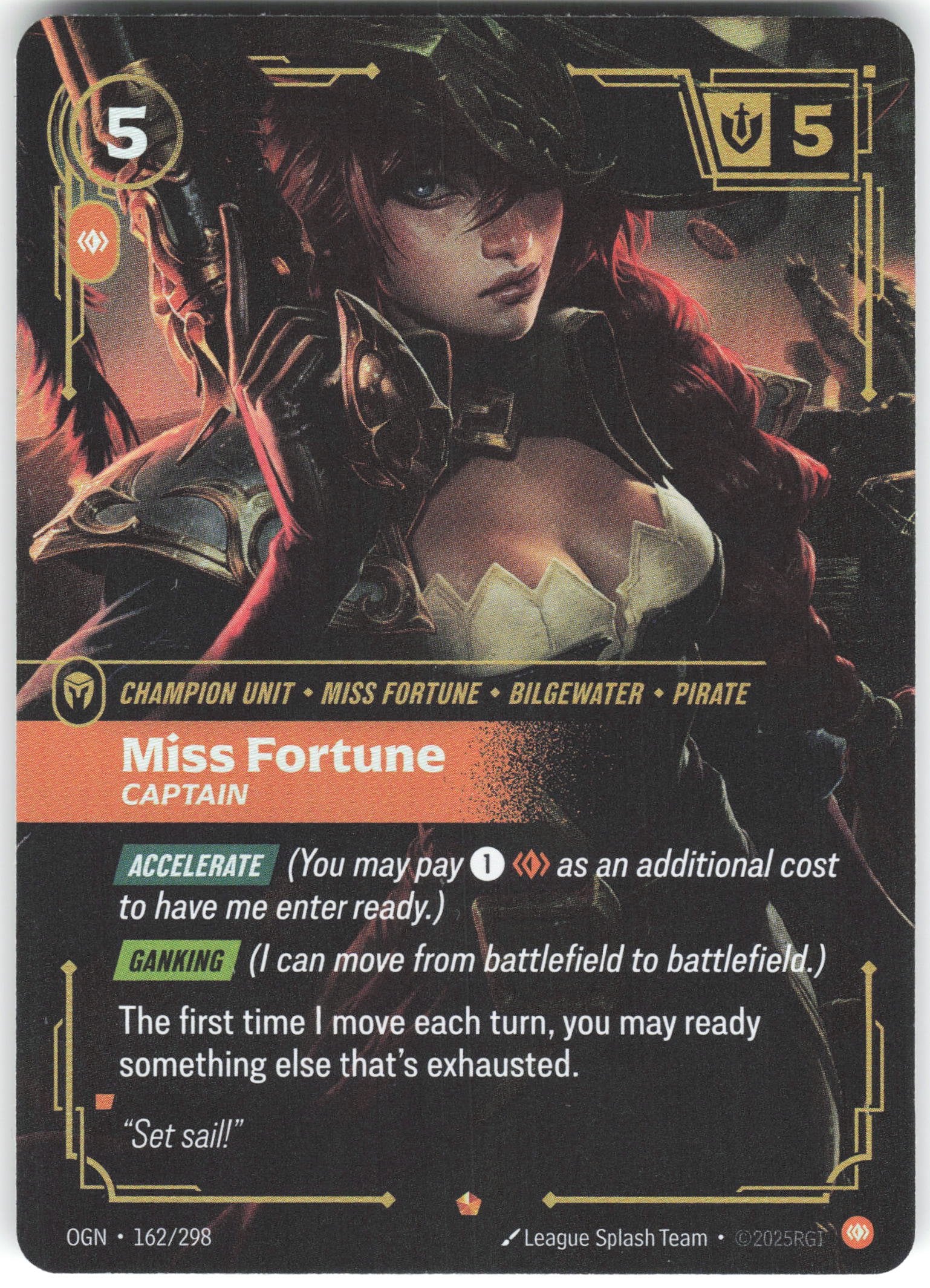 Miss Fortune - Captain Epic Origins 162/298 NM