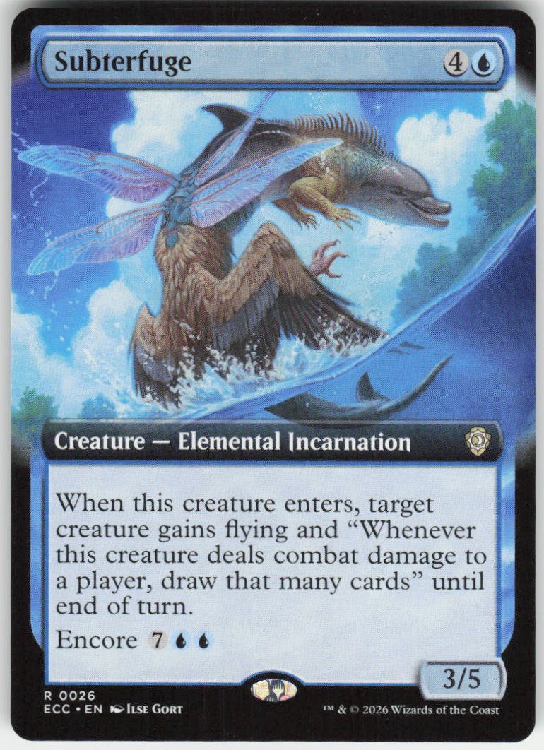 Subterfuge (Extended Art) R Commander: Lorwyn Eclipsed 26 NM