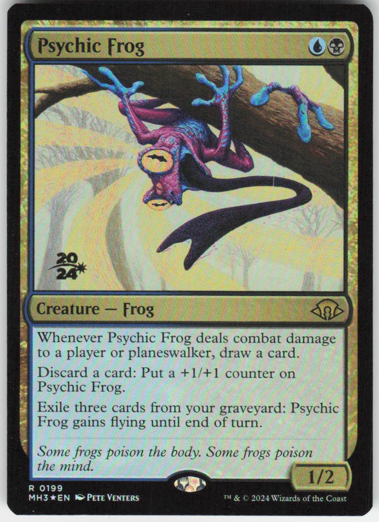 Psychic Frog R Prerelease Cards 199 NM