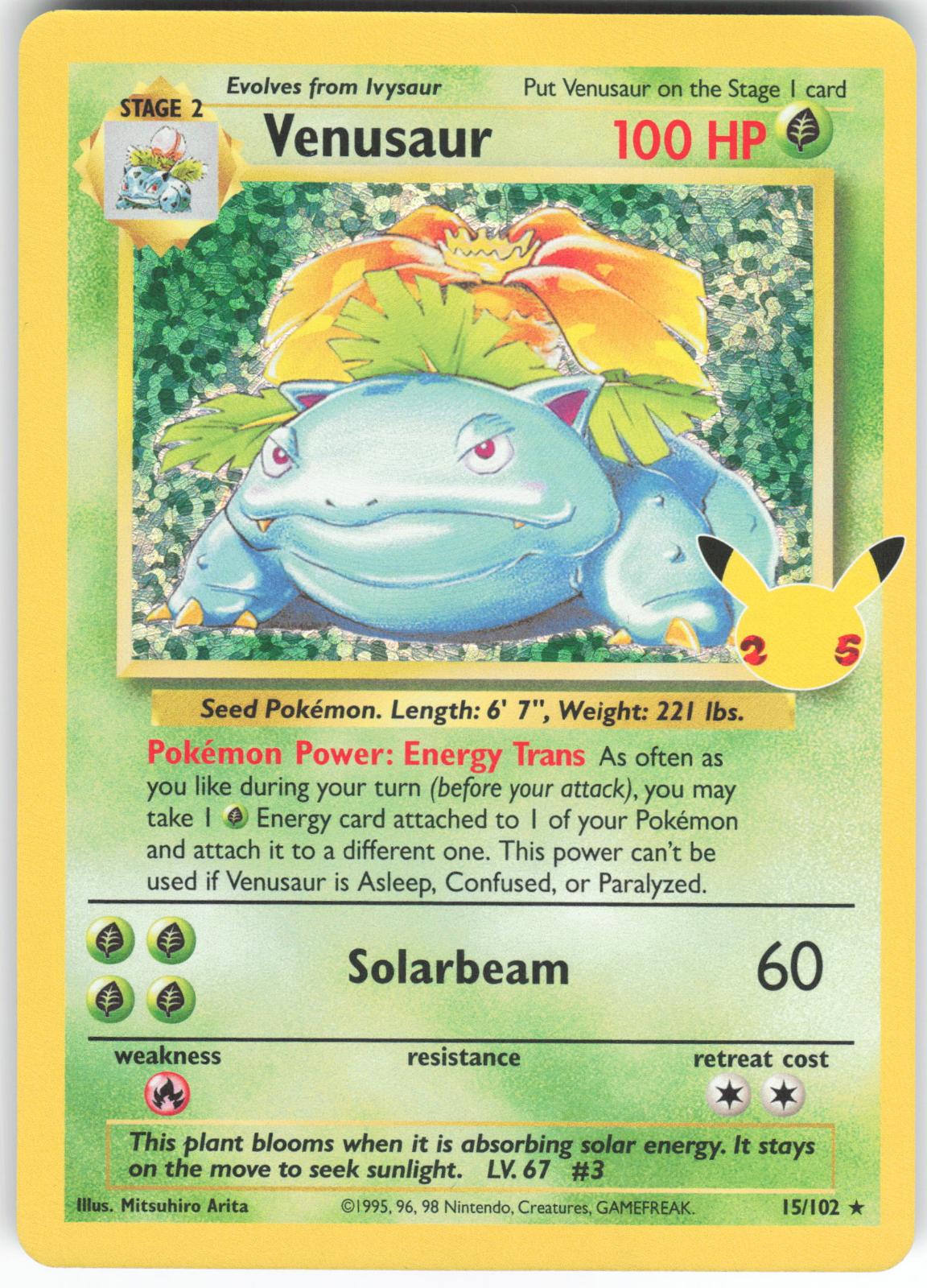 Venusaur (OC) 15/102 Classic Collection Celebrations: Classic Collection NM/M