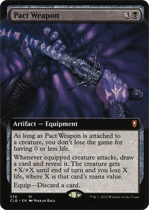 Pact Weapon (Extended Art) 576 Commander Legends: Battle for Baldur's Gate Foil NM/M