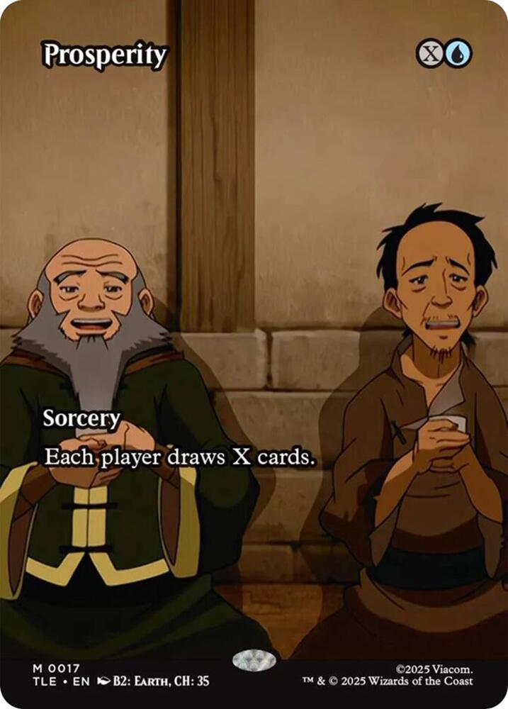 Prosperity (Borderless) 17 Foil Avatar: The Last Airbender: Eternal-Legal NM/M