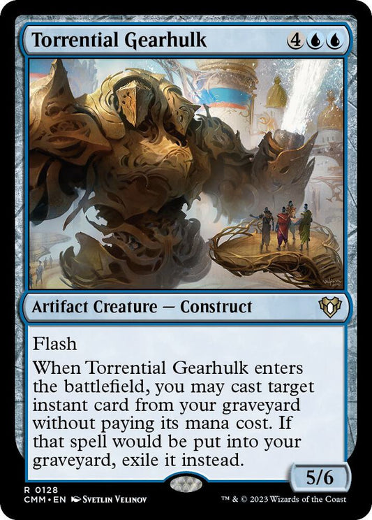 Torrential Gearhulk 128 Rare Commander Masters NM/M