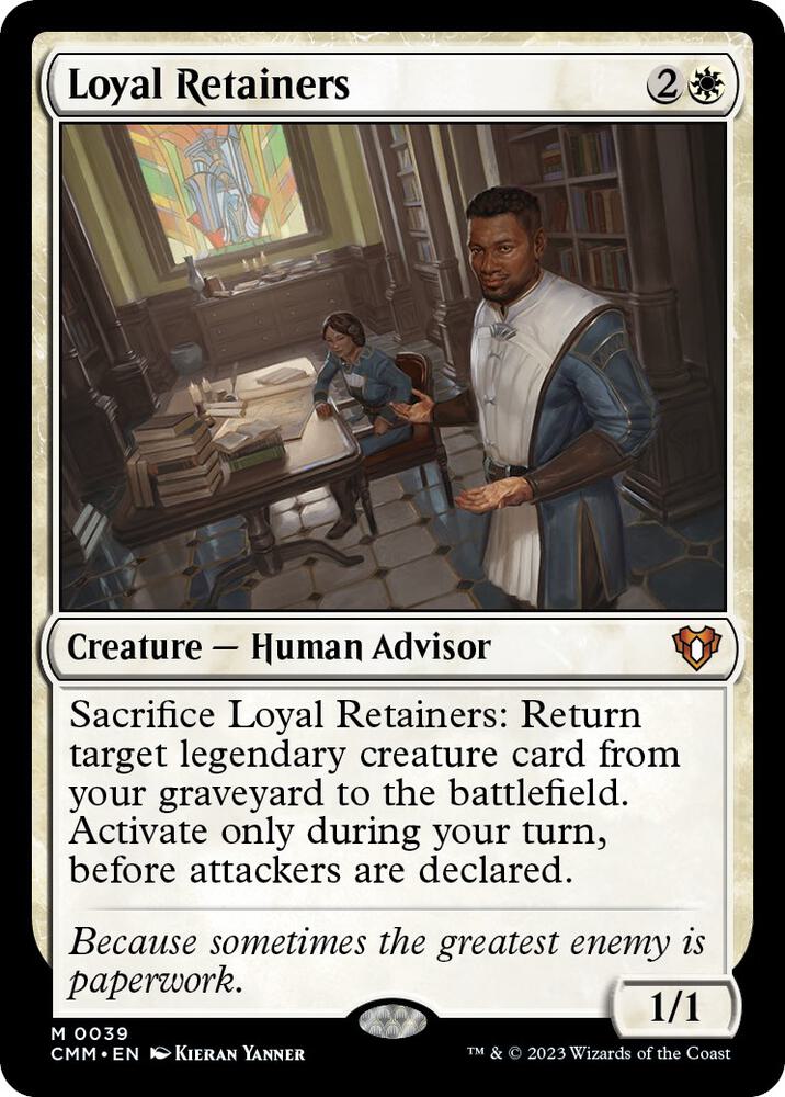 Loyal Retainers 39 Mythic Commander Masters NM/M
