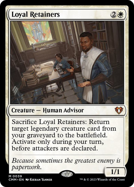 Loyal Retainers 39 Mythic Commander Masters NM/M