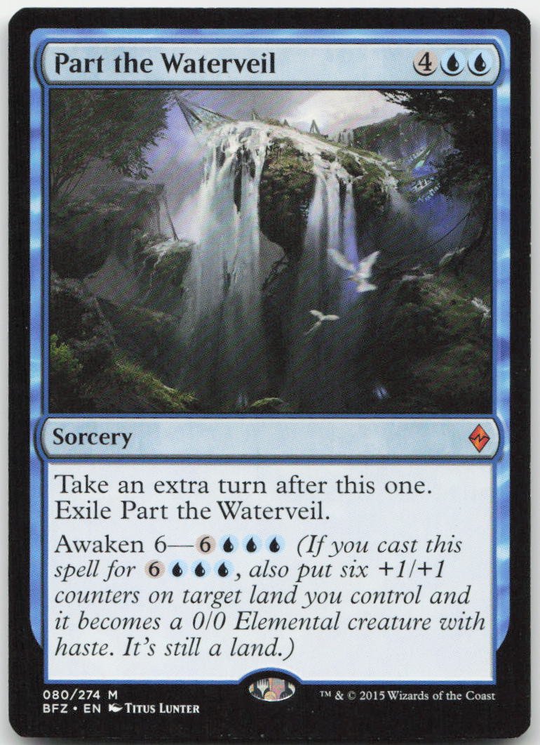 Part the Waterveil M Battle for Zendikar 80 NM