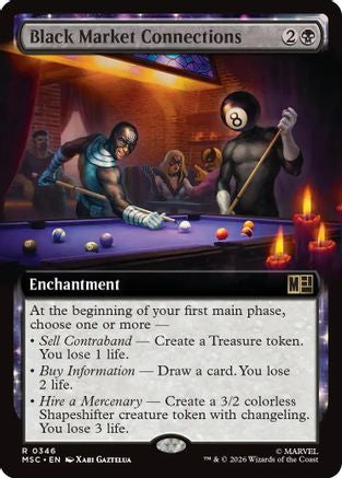 Black Market Connections (Extended Art) 346 Commander: Marvel Super Heroes NM/M