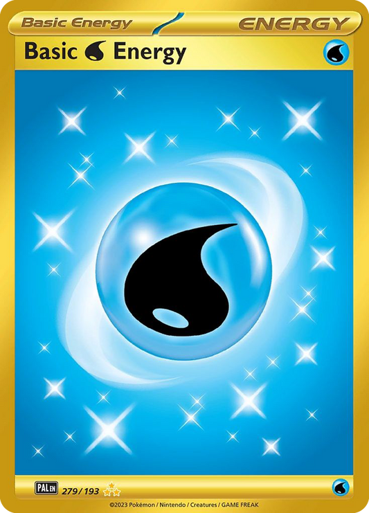 Basic Water Energy 279/193 Hyper Rare Paldea Evolved NM/M