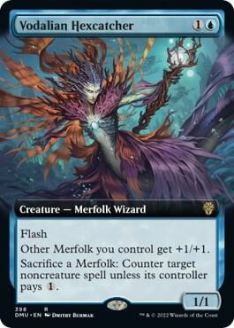 Vodalian Hexcatcher (Extended Art) 398 Foil Rare Dominaria United NM/M