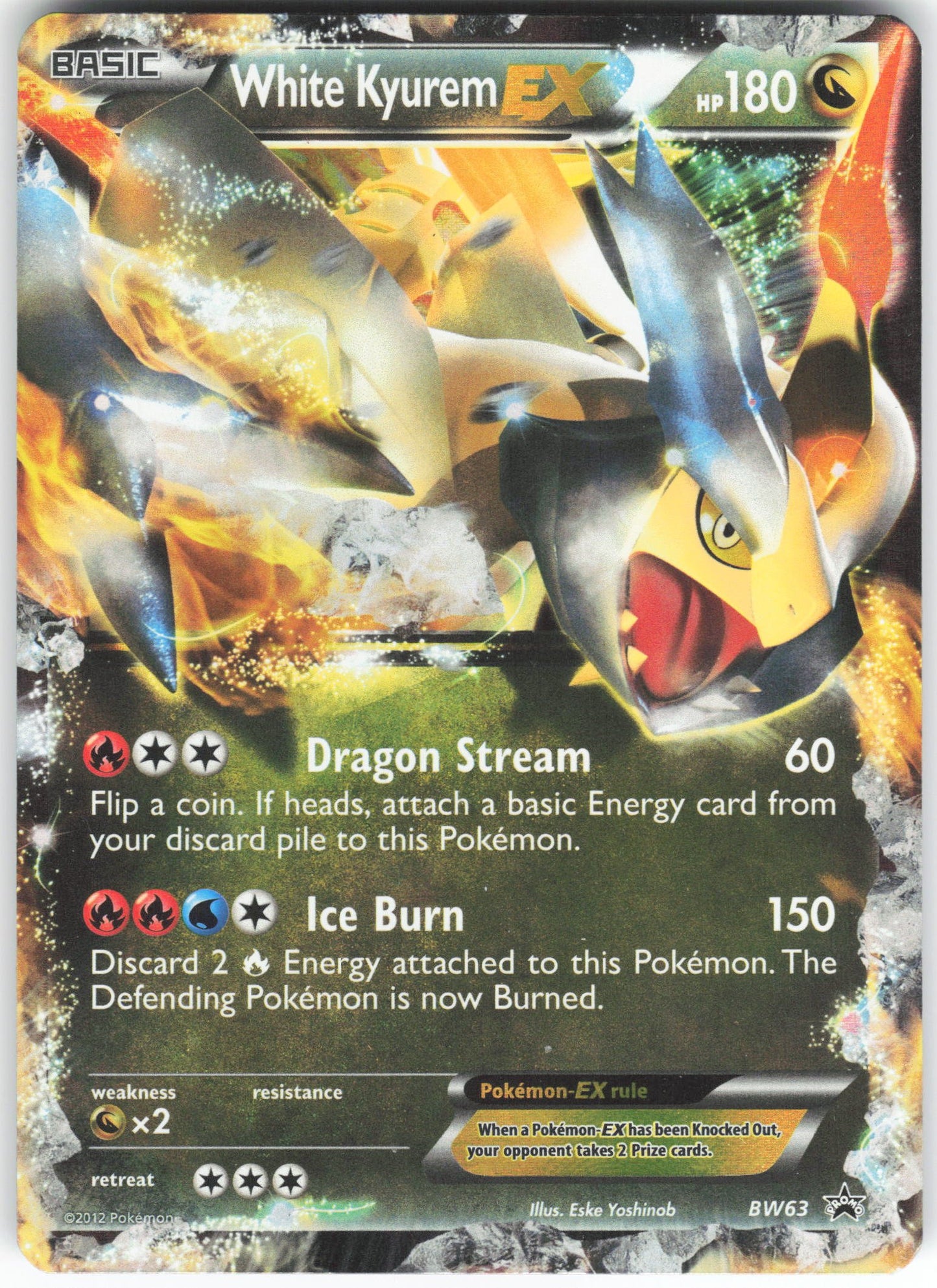 White Kyurem EX - Promo Black and White Promos BW63 MP