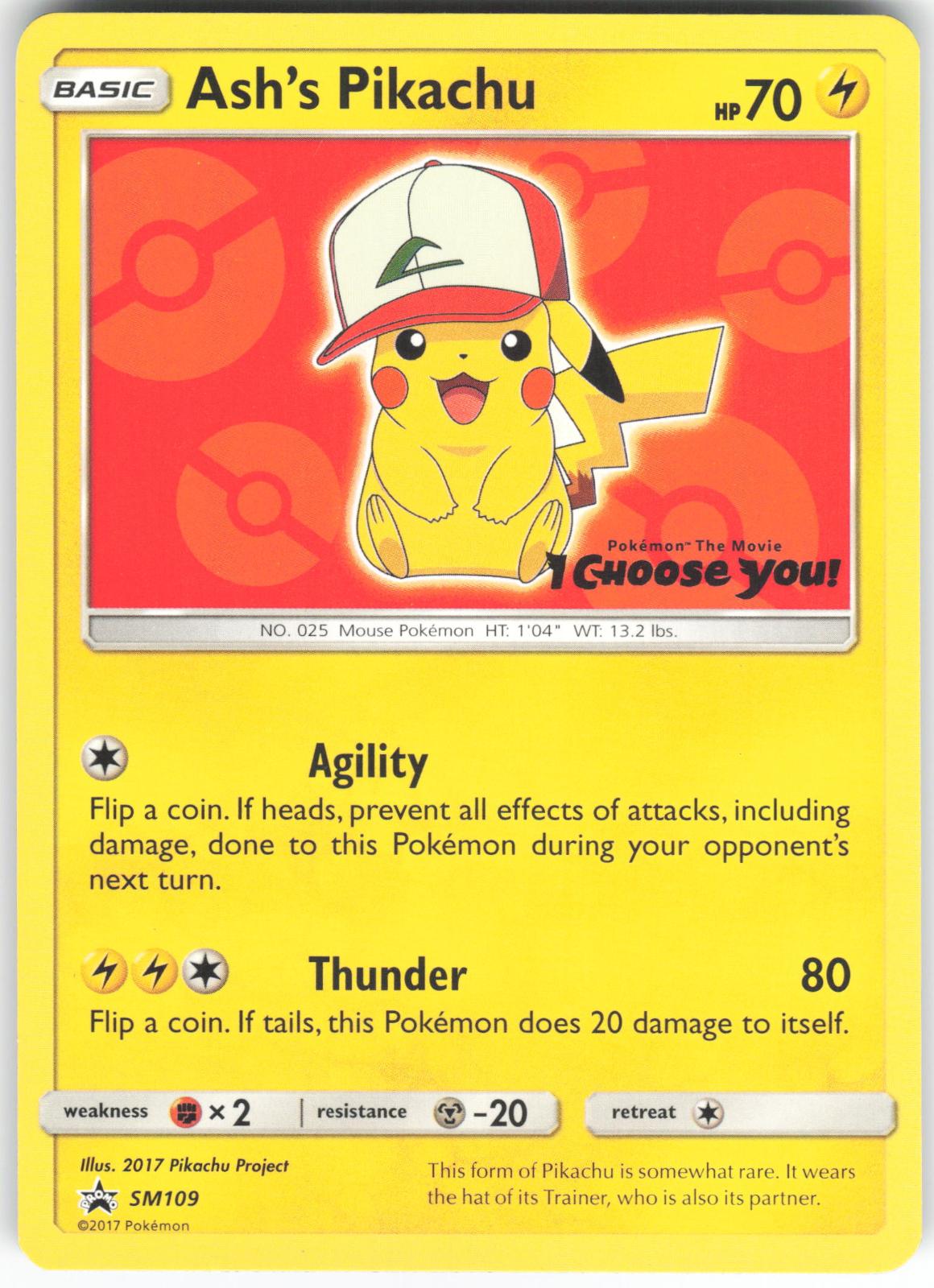 Ash's Pikachu - SM109 Promo Sun & Moon Promo LP