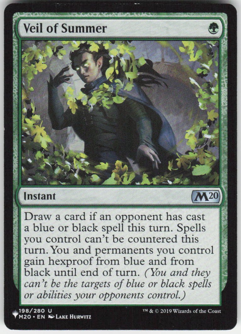 Veil of Summer U Core Set 2020 198 NM