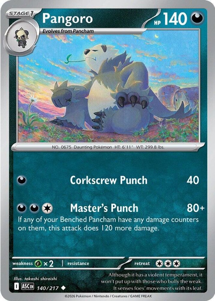 Pangoro 140/217 Uncommon Ascended Heroes NM/M