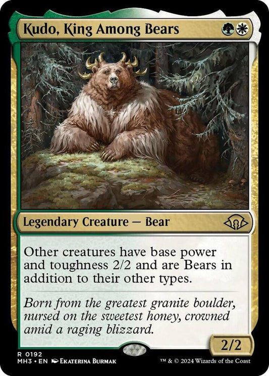 Kudo, King Among Bears 192 Rare Modern Horizons 3 NM/M