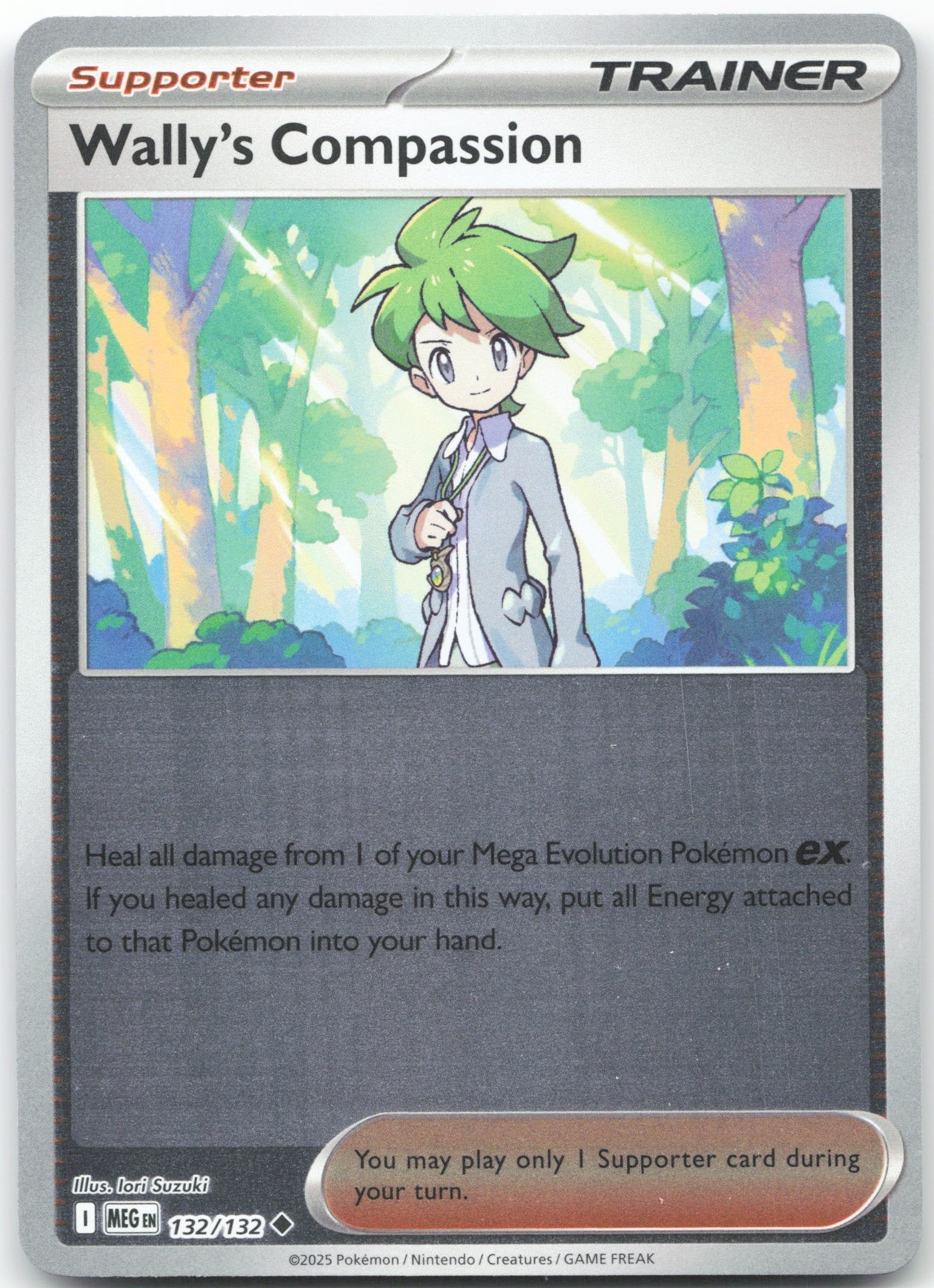 Wally's Compassion - Uncommon ME01: Mega Evolution 132/132 NM