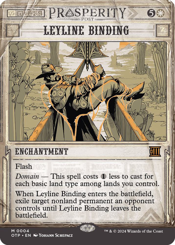 Leyline Binding 4 Mythic Outlaws of Thunder Junction: Breaking News NM/M
