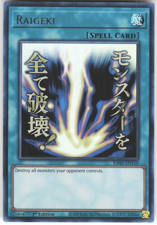 Raigeki Ultra Rare Rarity Collection 5 RA05-EN110 NM