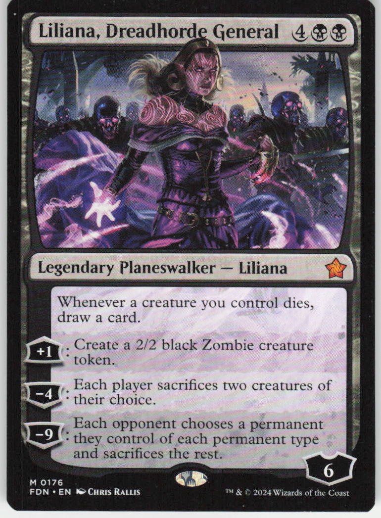 Liliana, Dreadhorde General M Foundations 176 NM