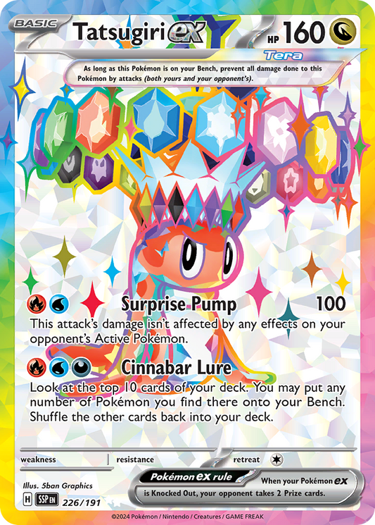 Tatsugiri ex 226/191 Ultra Rare Surging Sparks NM/M