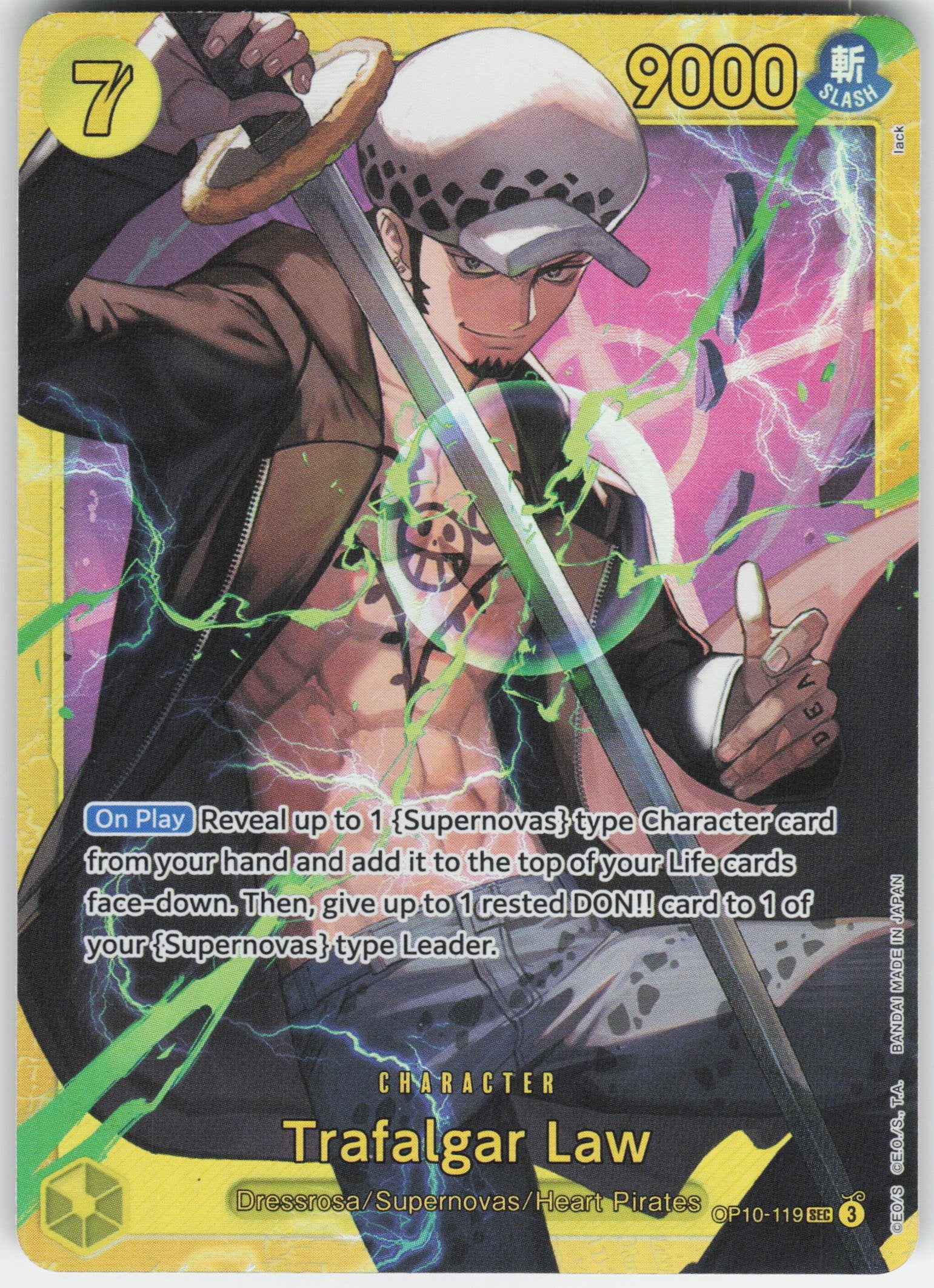Trafalgar Law (119) SEC Royal Blood OP10-119 NM