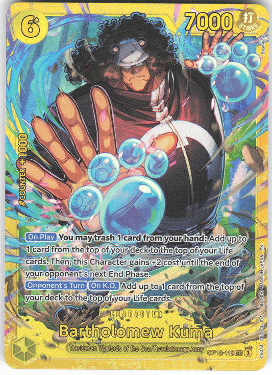 Bartholomew Kuma SEC Legacy of the Master OP12-119 NM
