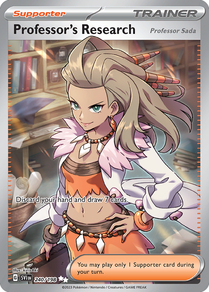 Professor's Research (Professor Sada) 240/198 Ultra Rare Scarlet & Violet NM/M