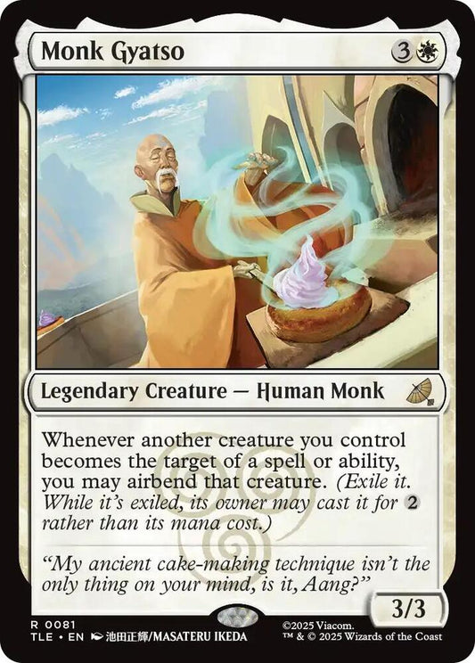 Monk Gyatso 81 Rare Avatar: The Last Airbender: Eternal-Legal NM/M