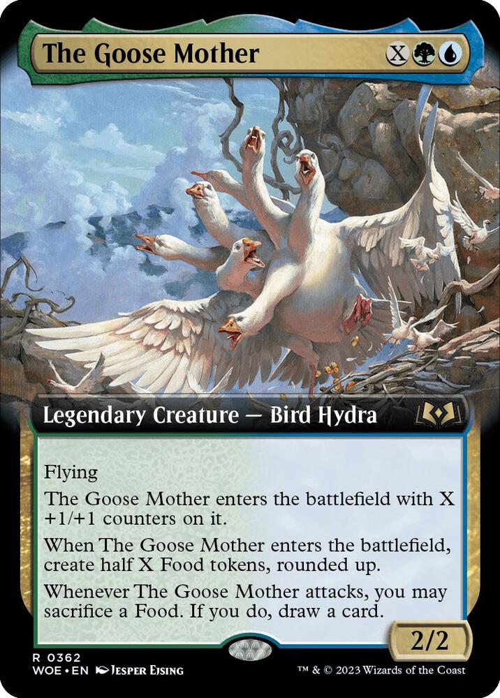 The Goose Mother (Extended Art) 362 Rare Wilds of Eldraine NM/M