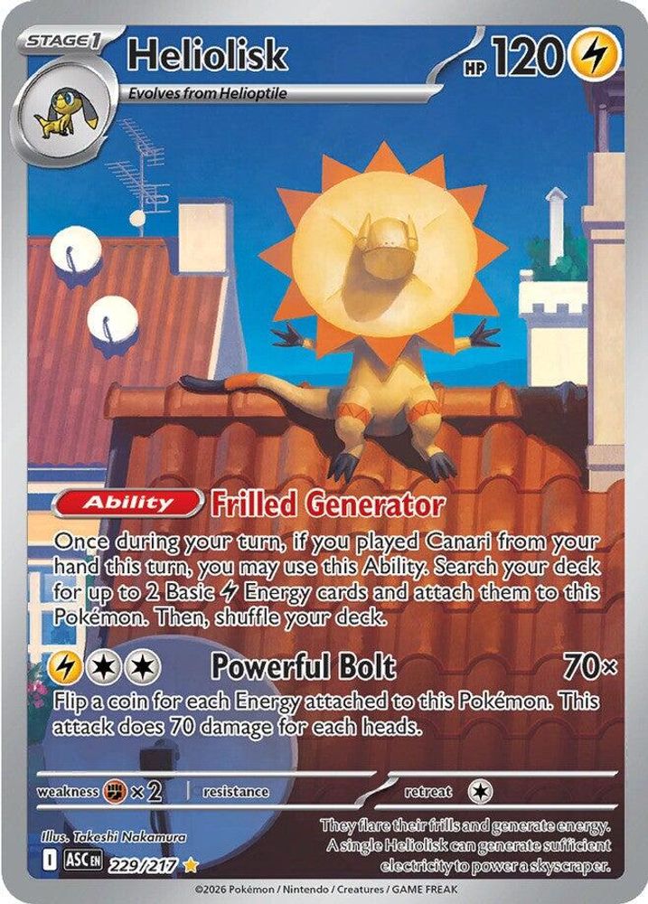 Heliolisk 229/217 Illustration Rare Ascended Heroes NM/M