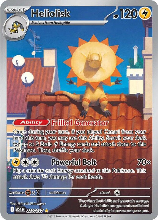 Heliolisk 229/217 Illustration Rare Ascended Heroes NM/M
