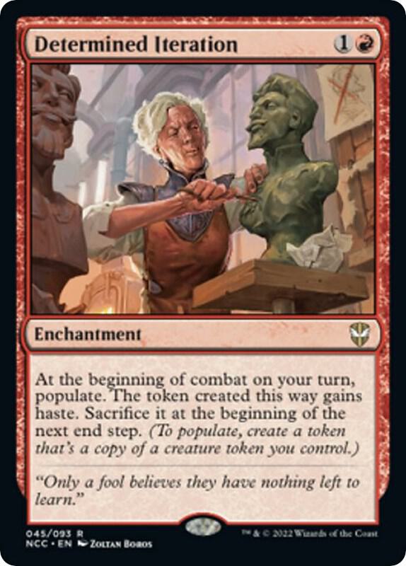 Determined Iteration 45 Rare Commander: Streets of New Capenna NM/M