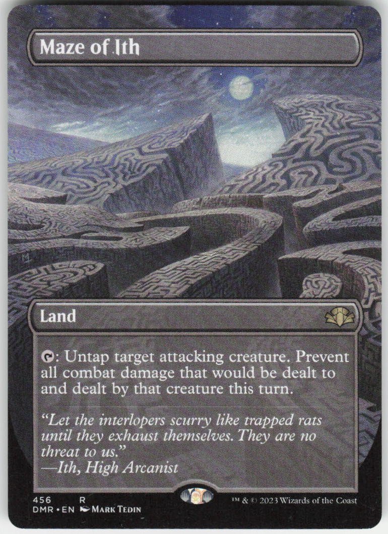 Maze of Ith (Borderless) R Dominaria Remastered 456 NM
