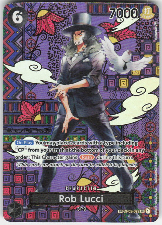 Rob Lucci (092) (SP) SR Awakening of the New Era OP03-092 NM