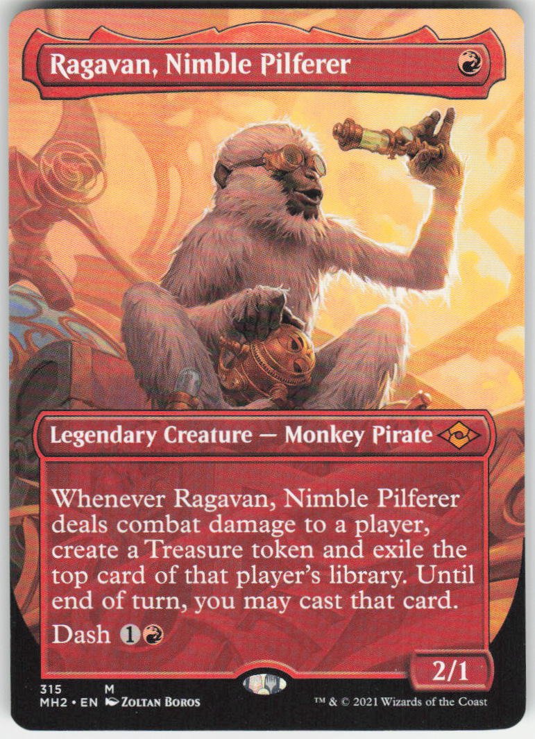 Ragavan, Nimble Pilferer (Borderless) M Modern Horizons 2 315 NM