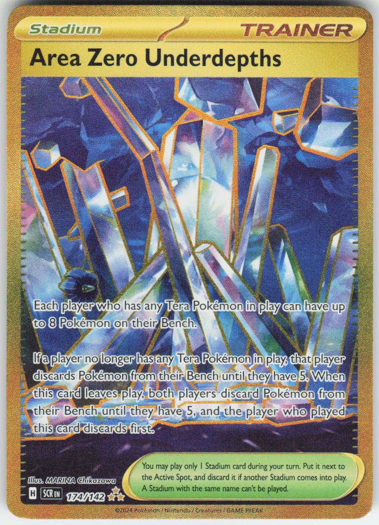 Area Zero Underdepths - Hyper Rare SV07: Stellar Crown 174/142 NM