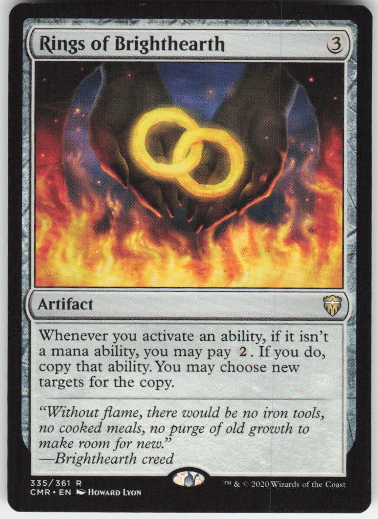 Rings of Brighthearth R Commander Legends 335 NM