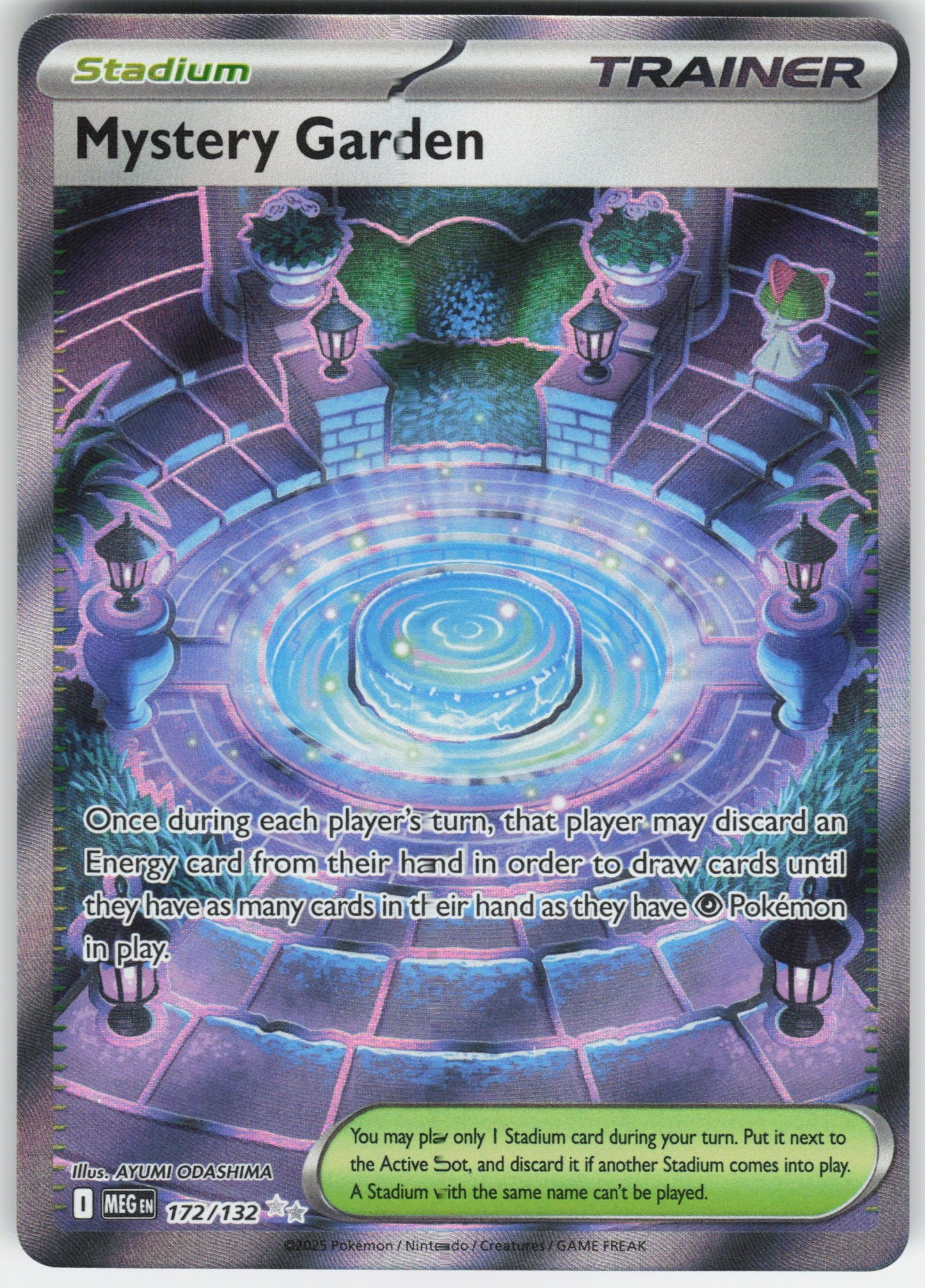 Mystery Garden - Ultra Rare ME01: Mega Evolution 172/132 NM