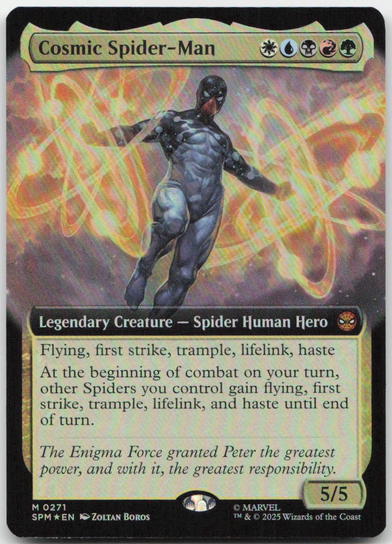 Cosmic Spider-Man (Extended Art) M Marvel's Spider-Man 271 NM