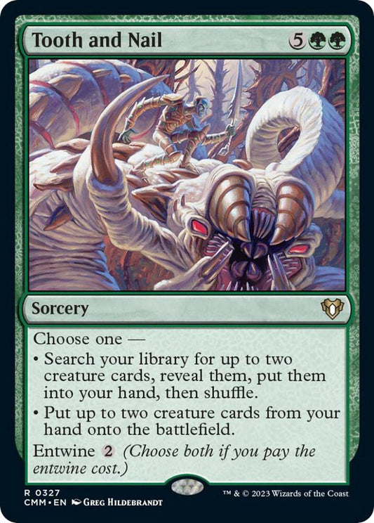 Tooth and Nail 327 Rare Commander Masters NM/M