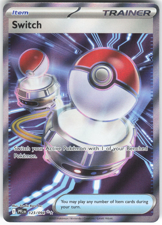 Switch Ultra Rare ME02: Phantasmal Flames 123/094 NM