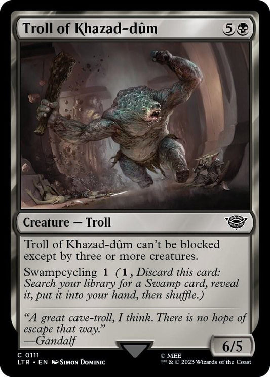 Troll of Khazad-dum 111 Universes Beyond: The Lord of the Rings: Tales of Middle-earth NM/M