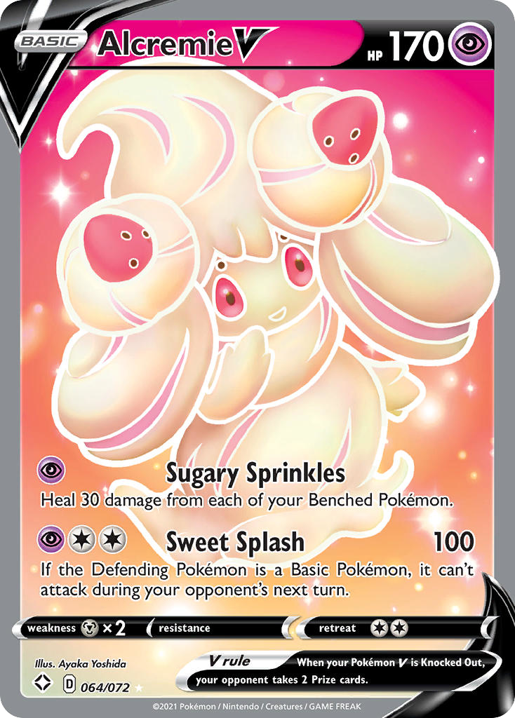 Alcremie V 064/072 Ultra Rare Shining Fates NM/M
