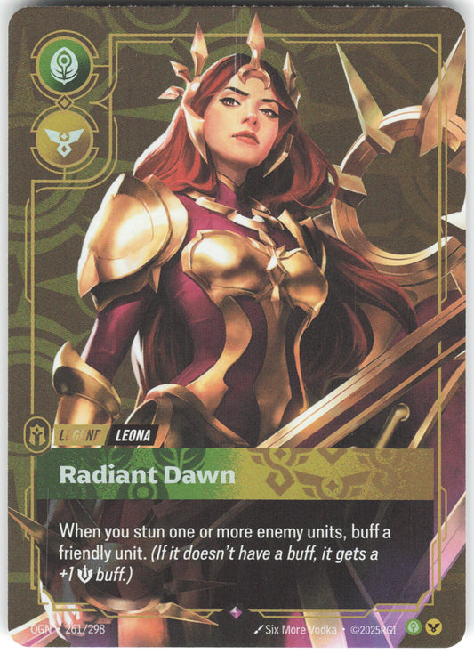 Leona - Radiant Dawn Rare Origins 261/298 NM