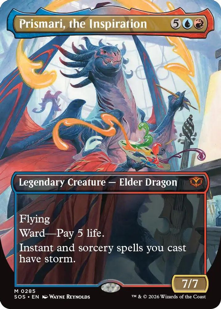 Prismari, the Inspiration (Borderless) 285 Mythic Secrets of Strixhaven NM/M