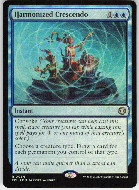 Harmonized Crescendo (Foil) R Lorwyn Eclipsed 54 NM