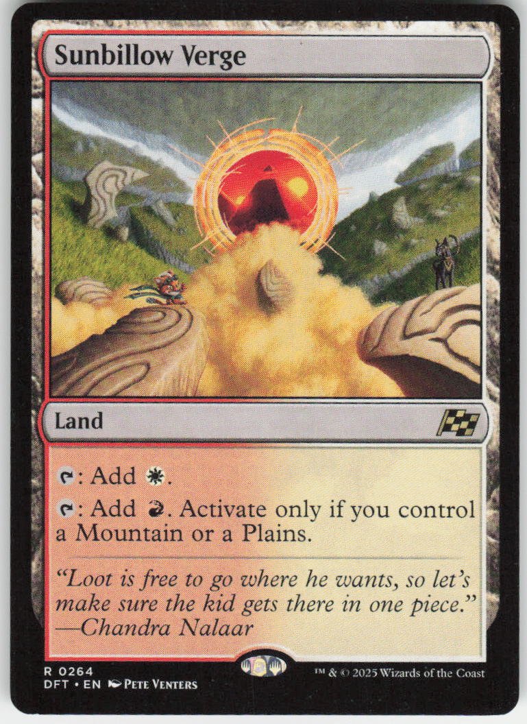 Sunbillow Verge R Aetherdrift 264 NM