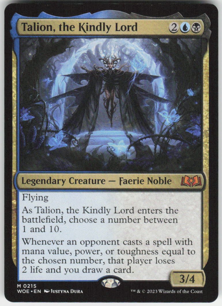 Talion, the Kindly Lord M Wilds of Eldraine 215 NM