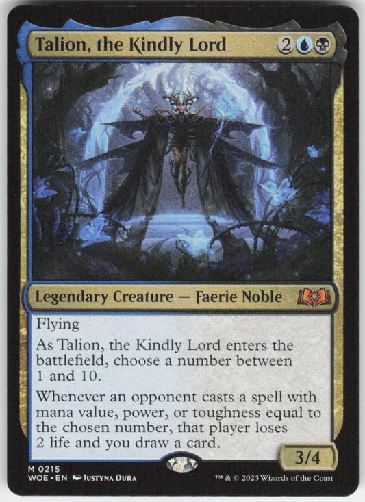 Talion, the Kindly Lord M Wilds of Eldraine 215 NM