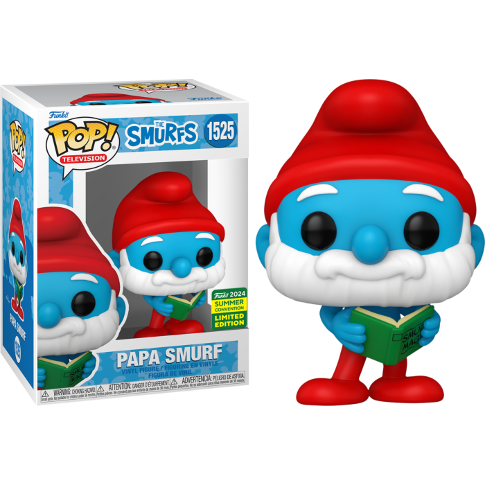 The Smurfs - Papa Smurf Pop! Vinyl Figure (2024 Summer Convention Exclusive)